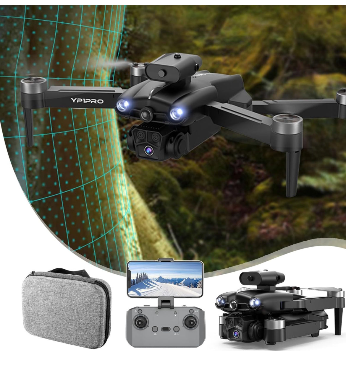 D2 drone(5 camera)orignal obtacle avoidance (sale for 12 hours ) - Image 3