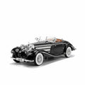 Mercedes Benz 1936 500K Classic Vintage Alloy Diecast Car (1:24)
