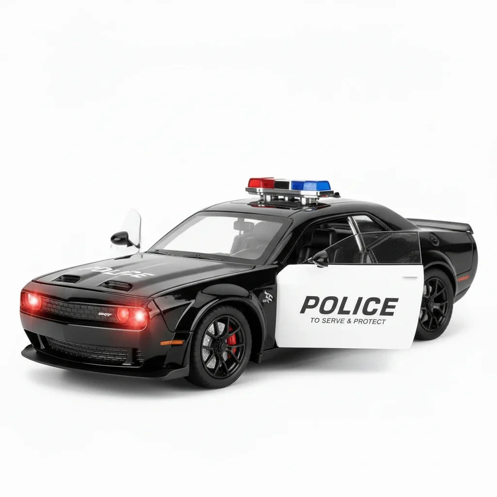 1:24 Police Car Model Dodge Challenger